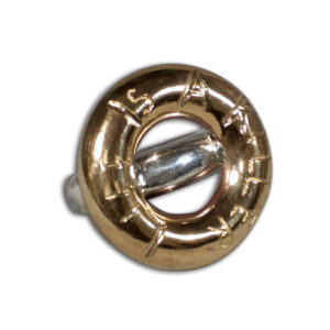 anello argento e bronzo