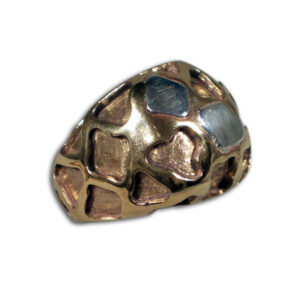 anello bronzo e argento