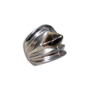 anello argento e oro