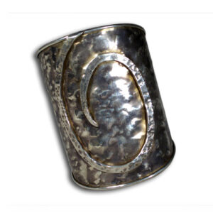 bracciale argento brunito