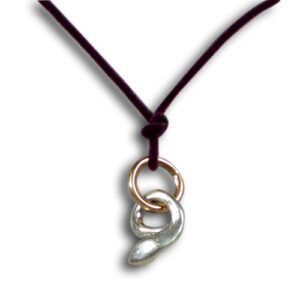 ciondolo argento e bronzo