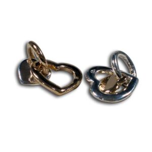 ciondolo argento e bronzo