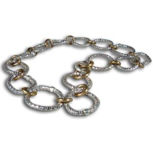 collana argento e bronzo