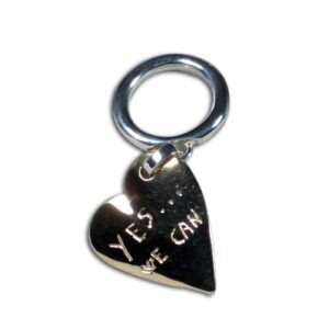 anello argento, cuore bronzo