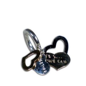 anello argento e bronzo