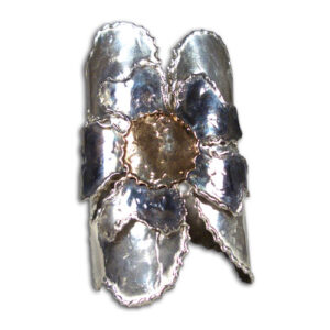bracciale argento e oro