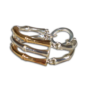 bracciale argento e bronzo