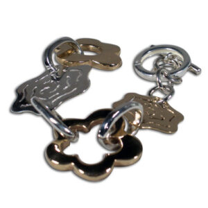bracciale argento e bronzo