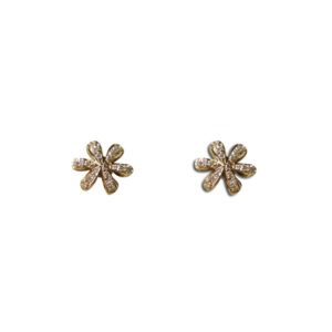 orecchini oro e brillanti bianchi