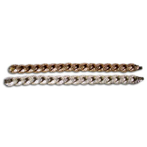bracciale argento o bronzo lavorazione pelle di serpente (cad)