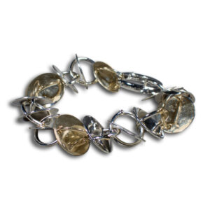 bracciale argento e bronzo