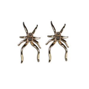 orecchini bronzo e brillanti brown