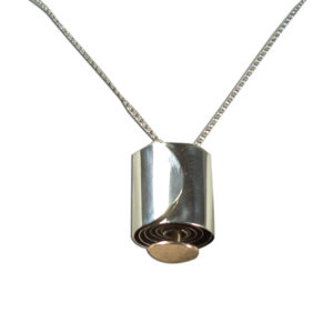 ciondolo argento e bronzo
