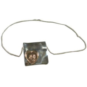 collana piastra madonna grande