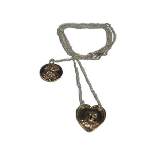 collana madonne argento e bronzo