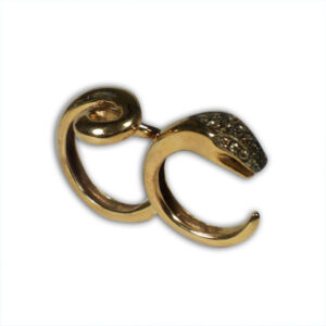 anelli bronzo e brillanti brown