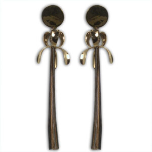 orecchini nappe argento e bronzo