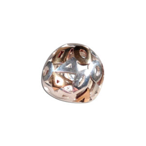 anello argento e bronzo
