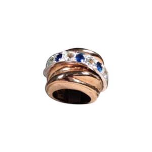 anello bronzo e pietre