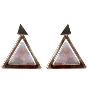 orecchini argento e bronzo