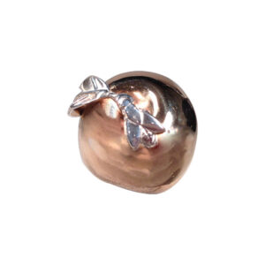 anello ciliegia bronzo e argento