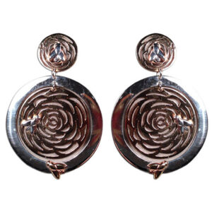 orecchini argento e bronzo