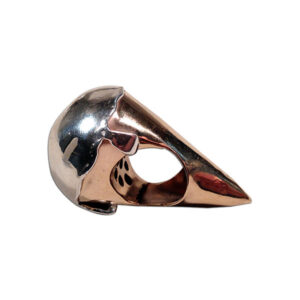 anello cono argento e bronzo