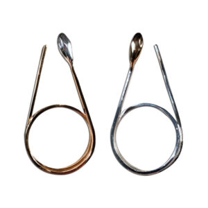 orecchini serpenti argento e bronzo