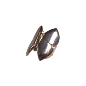 anello farfalla argento e bronzo