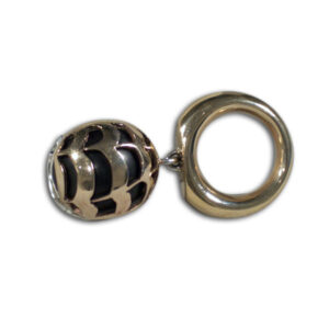 anello bronzo e ebano