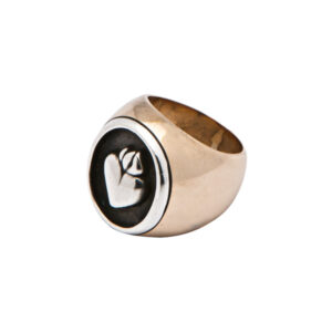 anello Ex-Voto argento e bronzo