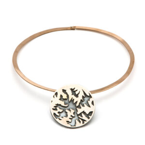 collier calamita argento e bronzo