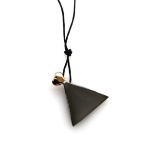 Ciondolo Vulcano argento e bronzo
