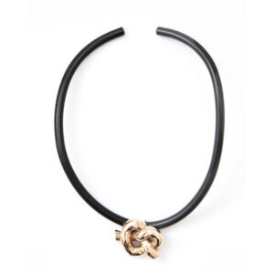 Cuore bronzo (collana in plexiglass esclusa)