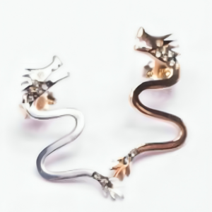 Orecchini argento e bronzo